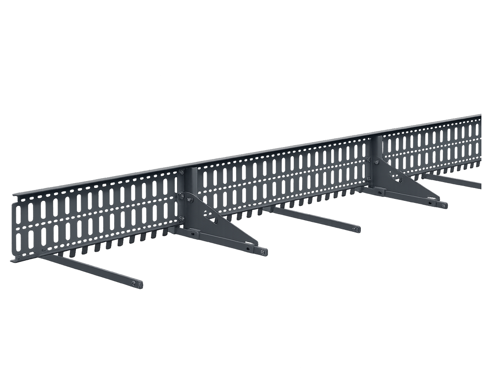 Pisko SnowDefence 300 solar lumiaita asennettuna