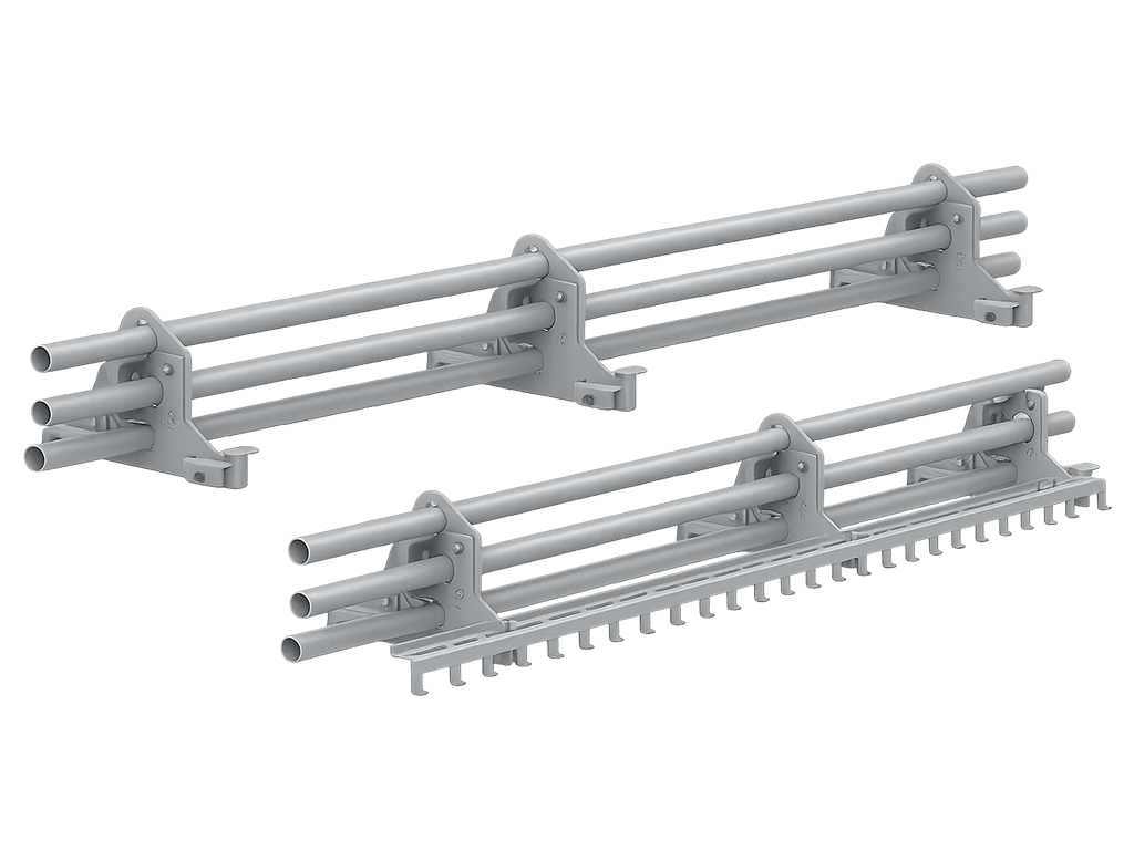 Pisko 3-putkinen lumieste asennettuna